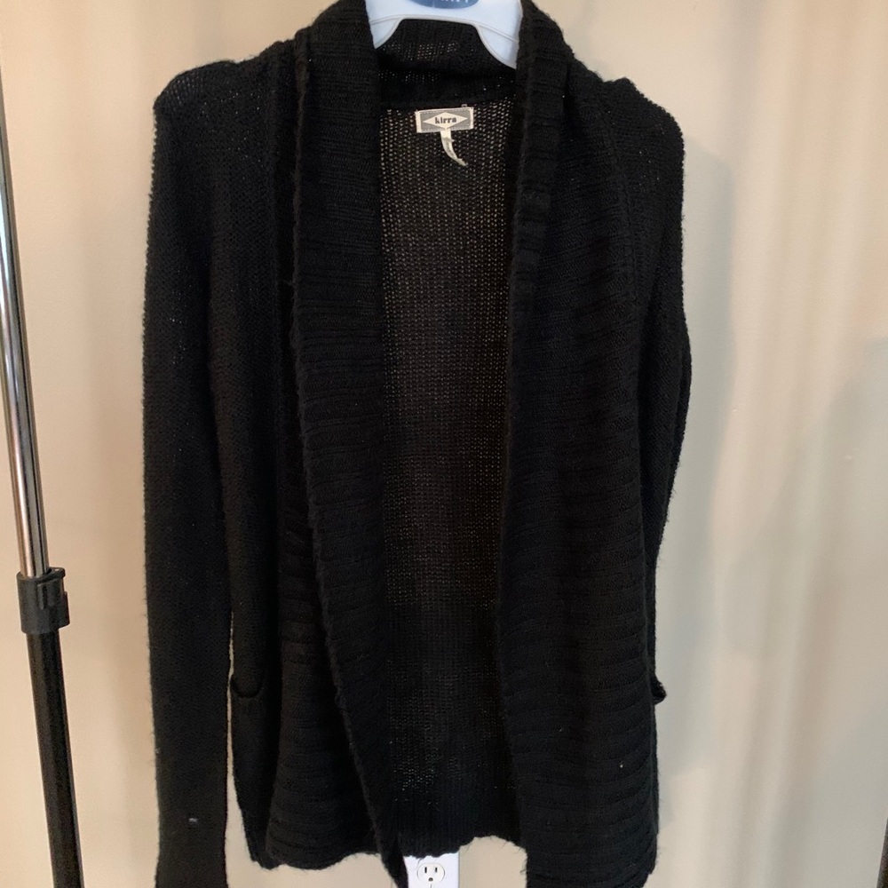 Black long sweater
